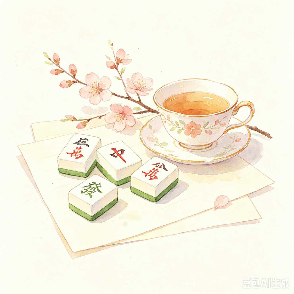 light mahjong storage pouch