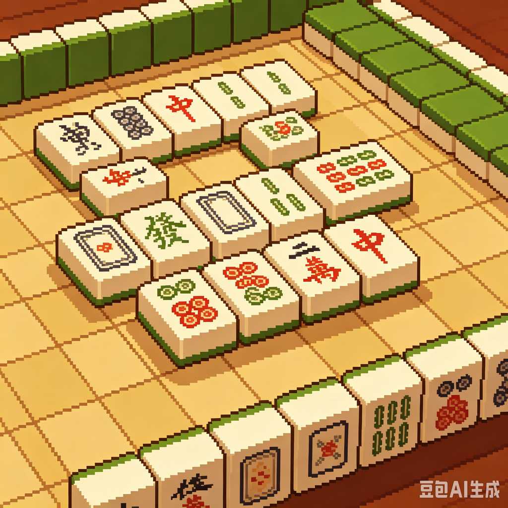 thickened mahjong tiles